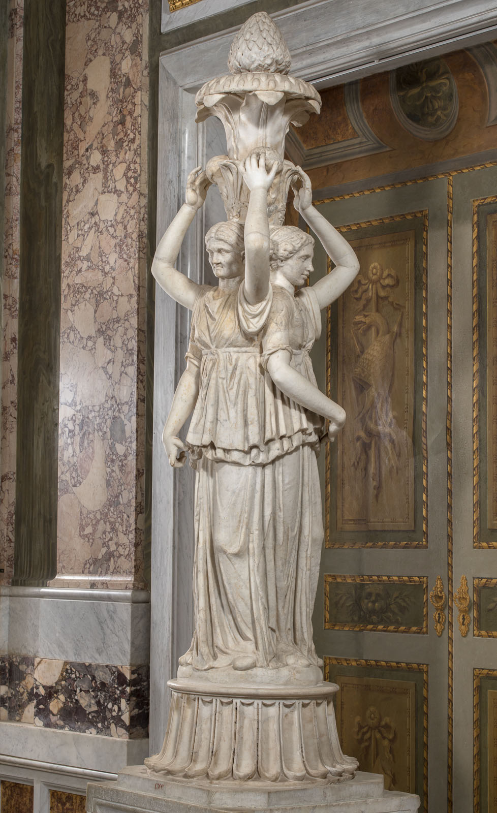 Statue of a Triple-Bodied Hecate