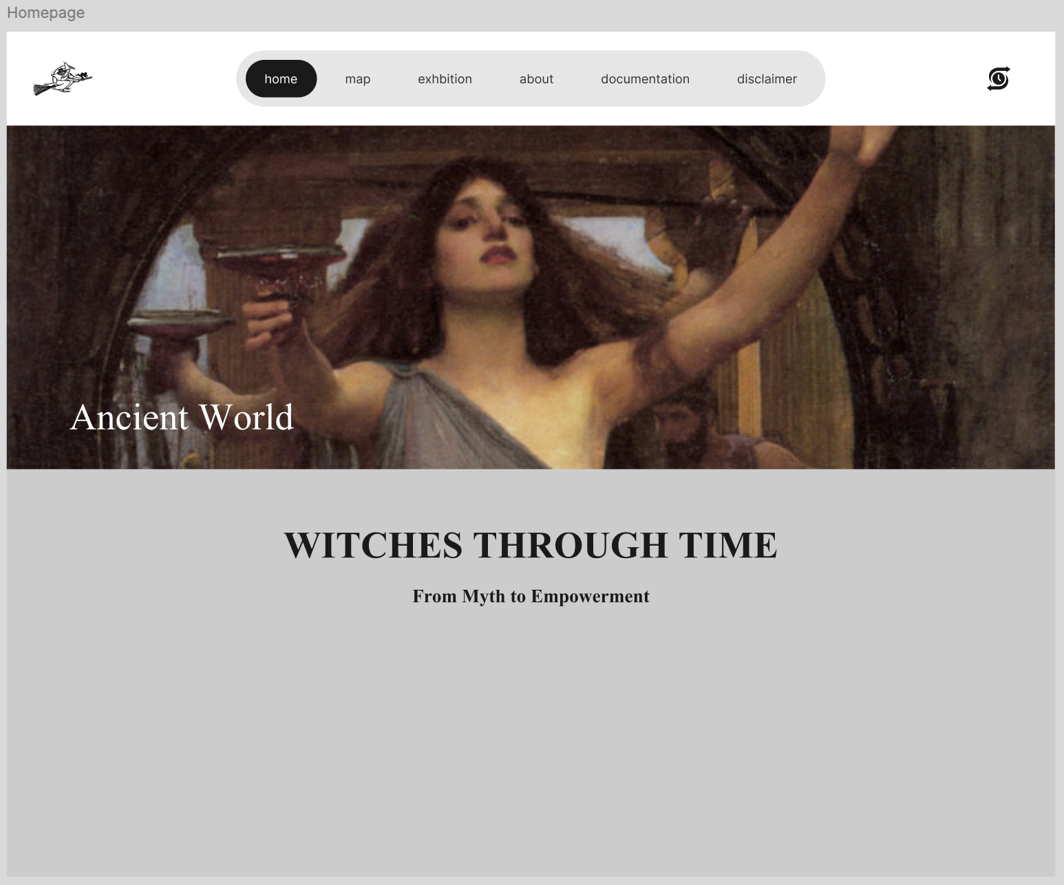Homepage Figma Prototype