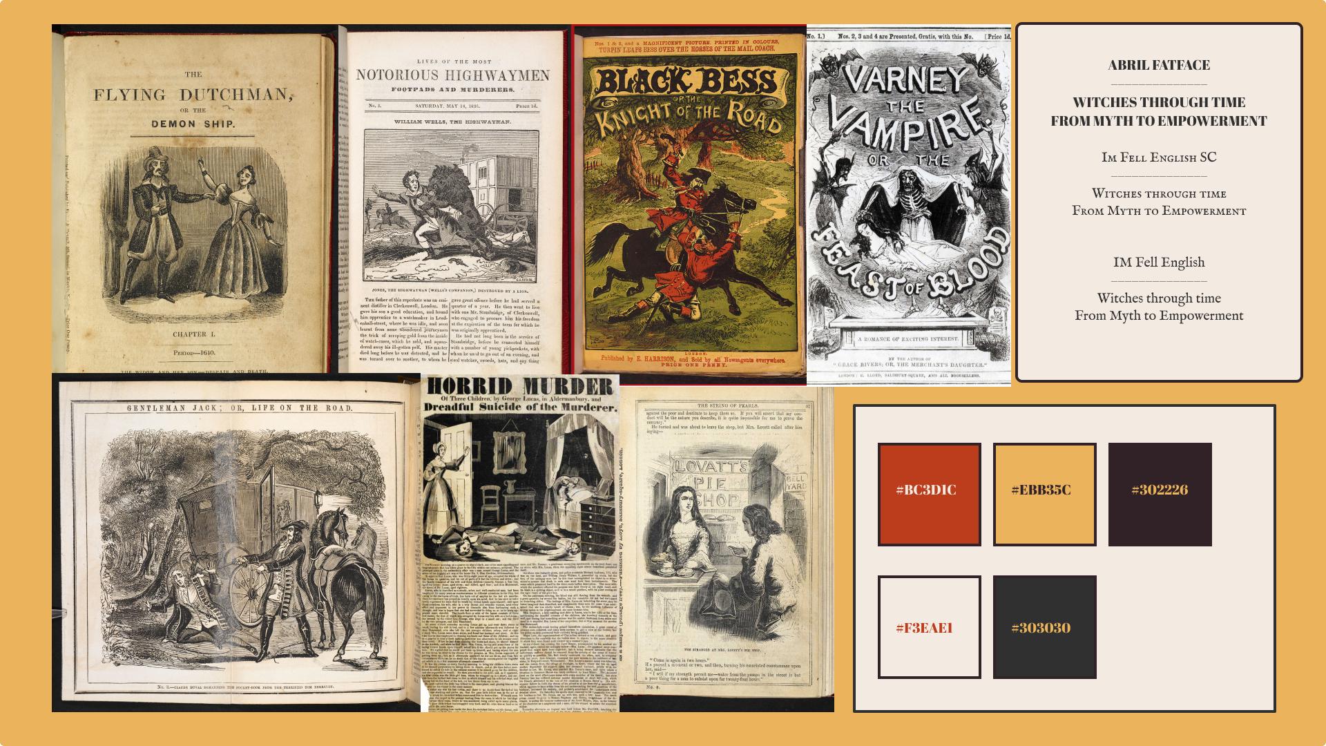 Penny Dreadfuls Moodboard